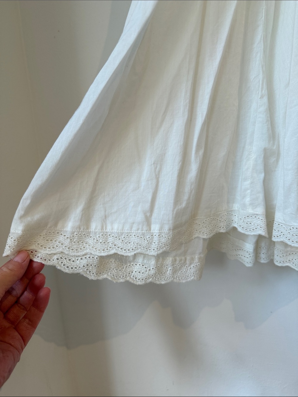 The Great Ivory Cream Maxi Sundress with Lace Trim, Size S, NWT - Picture 9 of 9